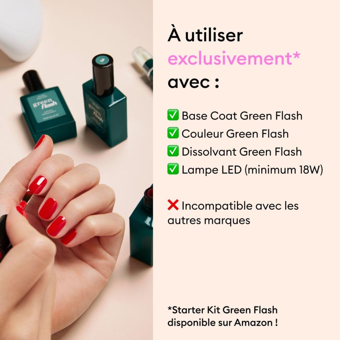Manucurist Green Flash Top Coat Transparent vernis 15 ml brillant