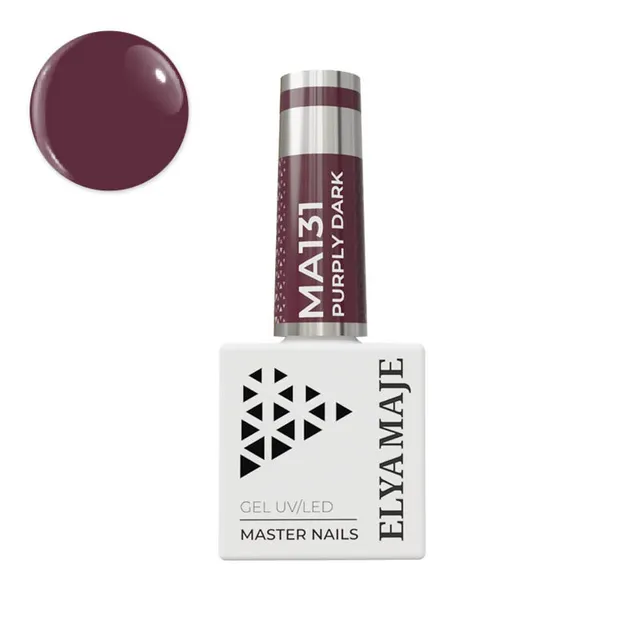 Elyamaje N°131 Purply Dark vernis semi-permanent violet foncé