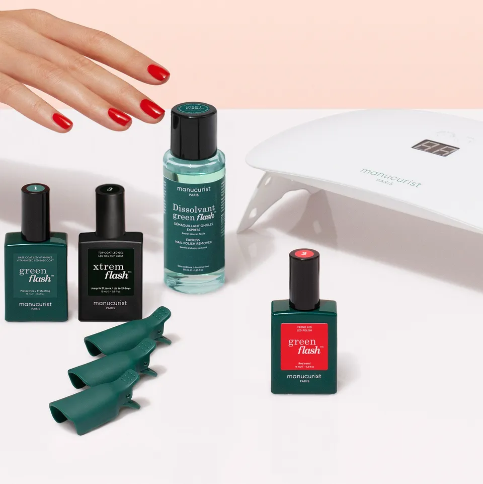 Manucurist Green Flash Kit Découverte vernis semi-permanent 21 jours