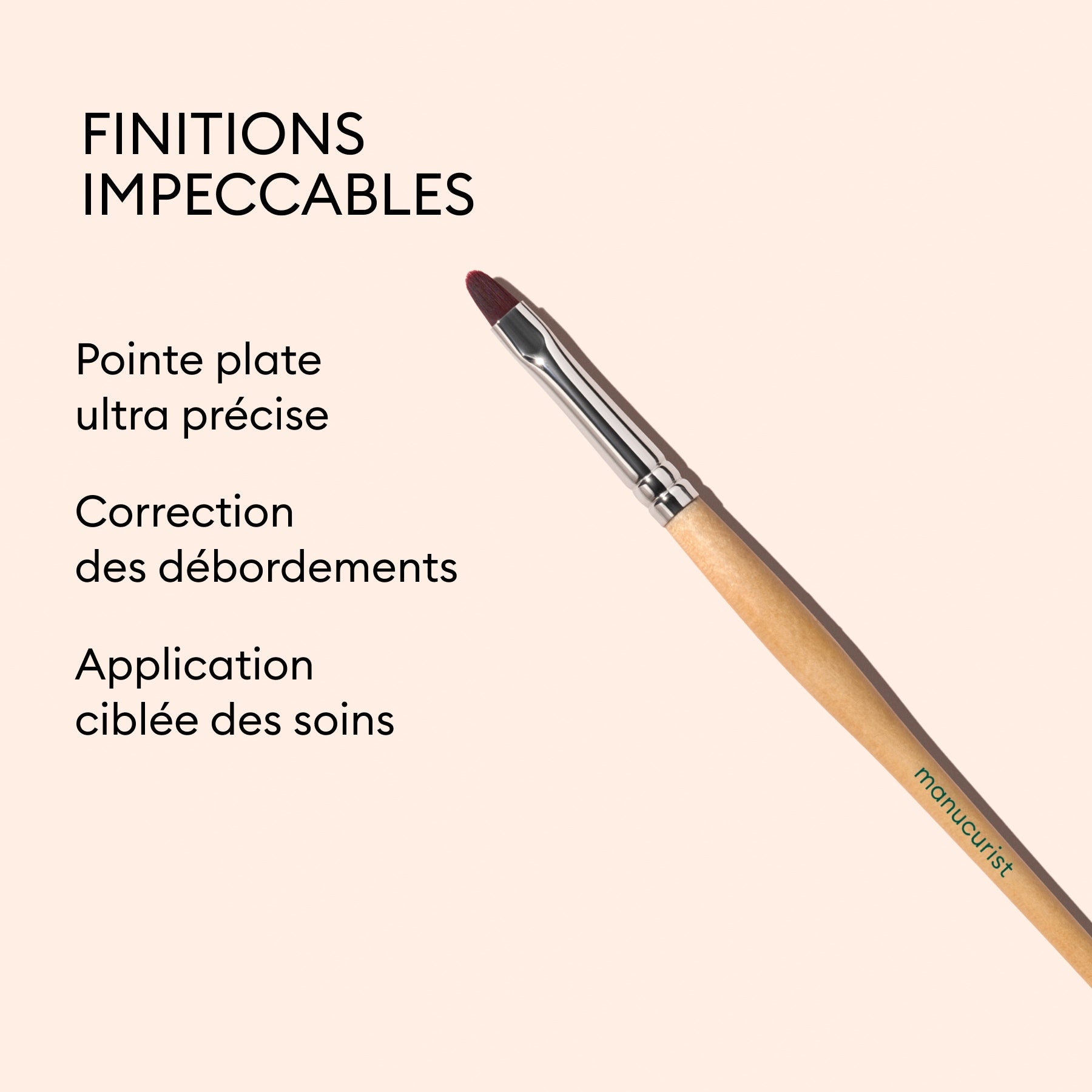 Manucurist Pinceau Plat pinceau nail art contour