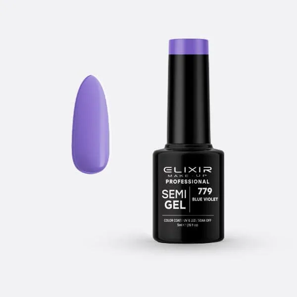 Élixir Semigel #779 Blue Violet vernis semi-permanent 5 ml