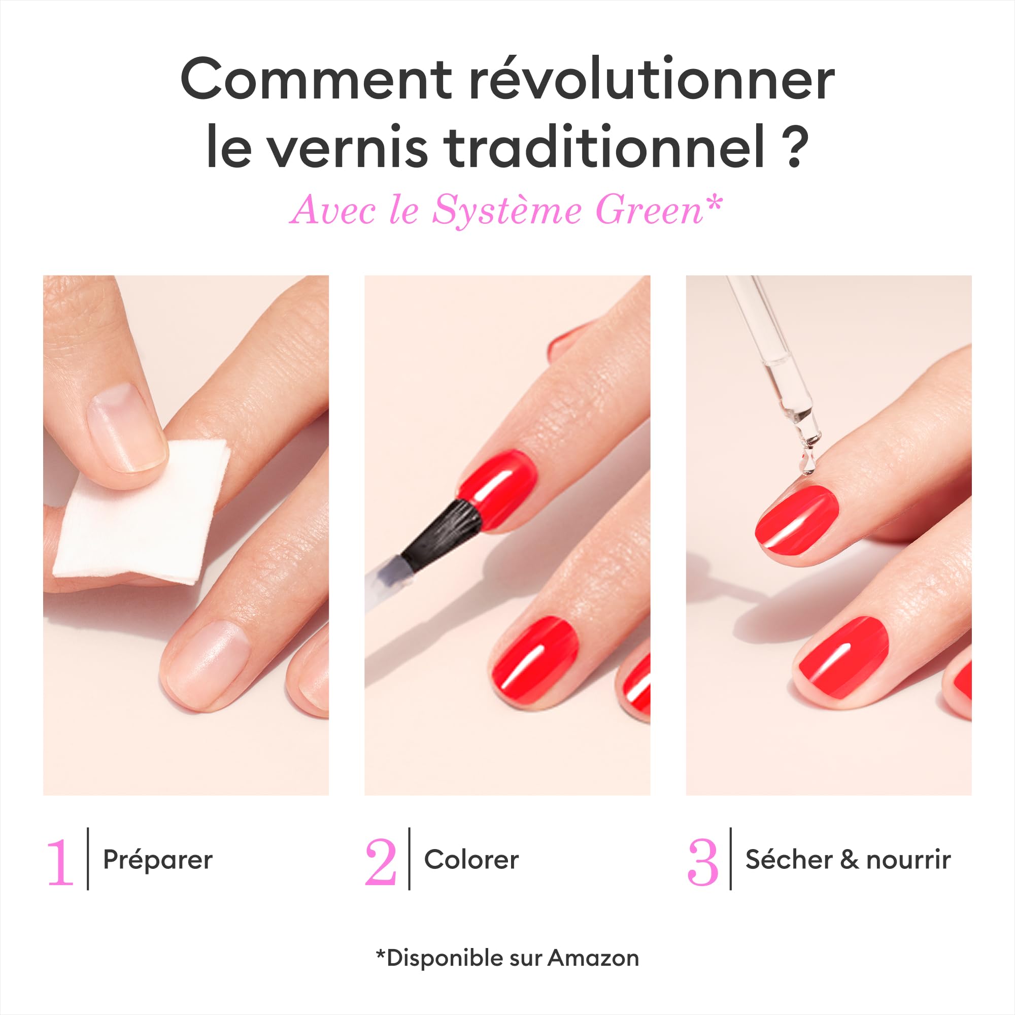 Manucurist Green Milky Pink vernis rose laiteux opaque