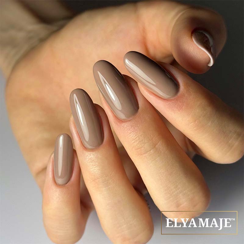 Elyamaje Vernis Semi-Permanent N°124 Cappuccino marron