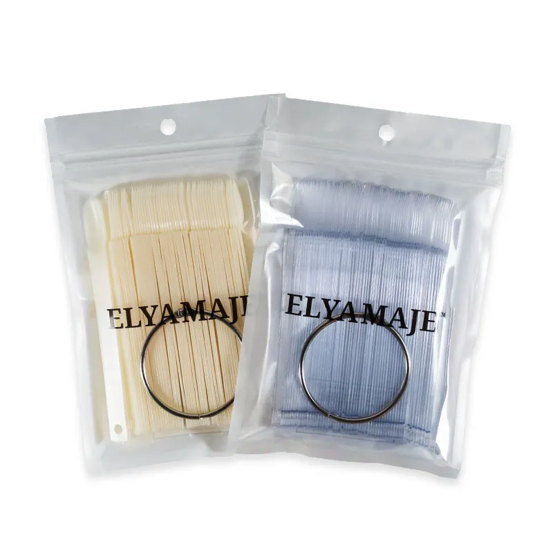 Elyamaje tips anneau nuancier 50 pcs présentation couleurs