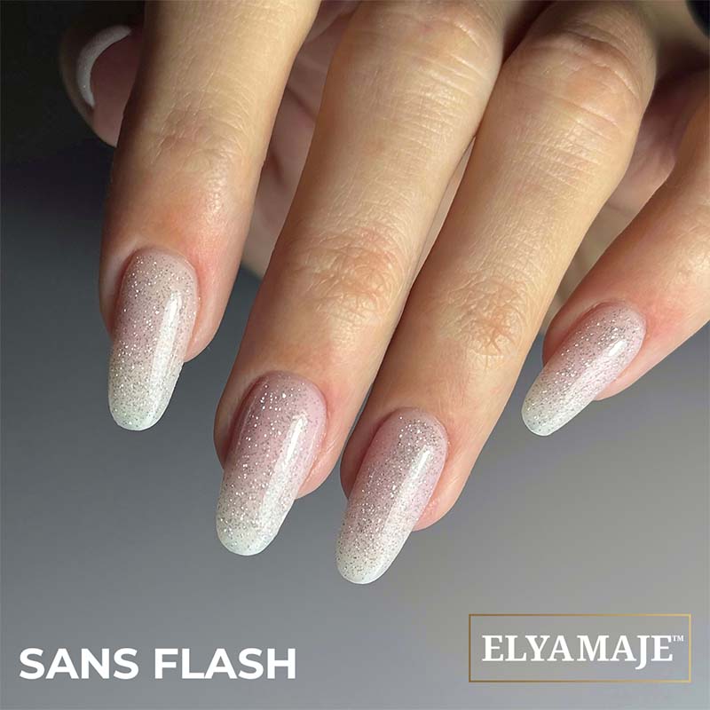 Elyamaje Top Diamond 8ml top réfléchissant argenté