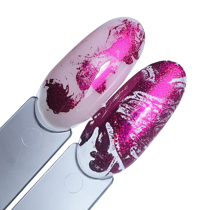 ElyaMaje Foil Stamping n°14 feuille transfert nail art