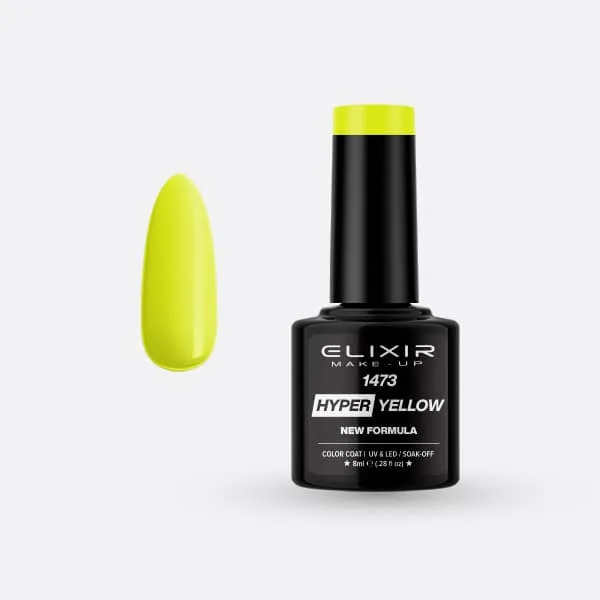Élixir Hyper 1473 vernis semi-permanent jaune 8ml longue tenue