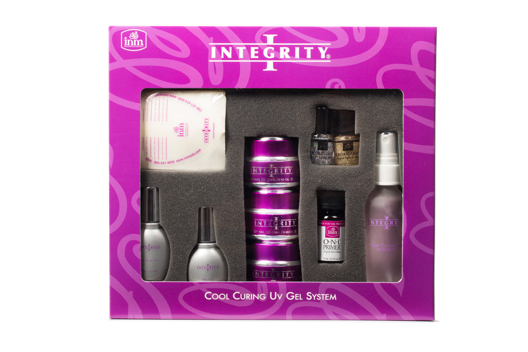 INM Integrity Pro Gel kit gel ongle protégé