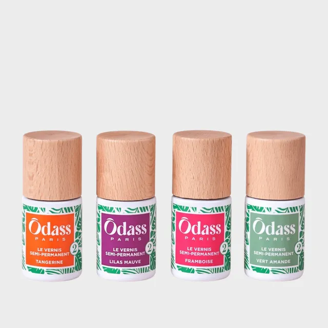 Ôdass Paris Quatuor Flashy kit vernis semi-permanent 4x10 ml flashy