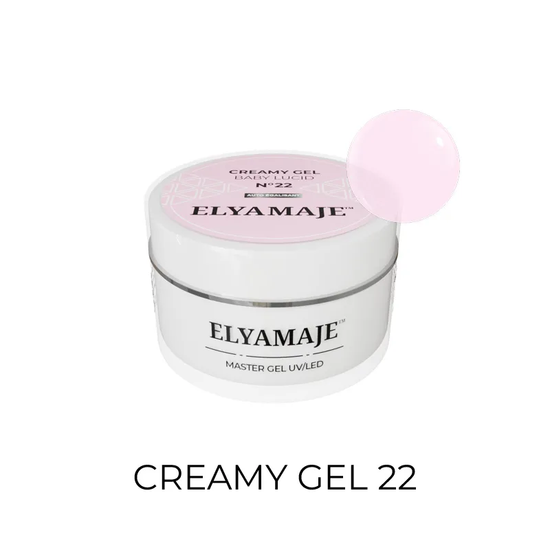 Elyamaje Creamy Gel Baby Lucid n°22 gel construction laiteux