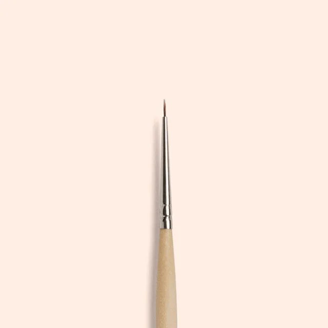 Manucurist Pinceau Pointe Fine nail art poils vegan manche bois