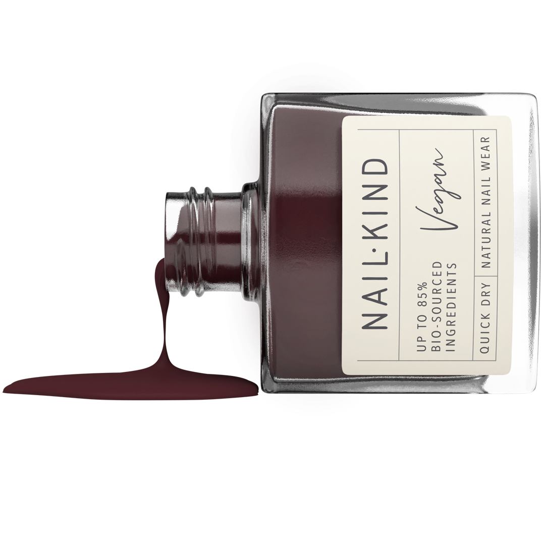 NAIL KIND The Colour Squad Read My Lips vernis rouge noir profond