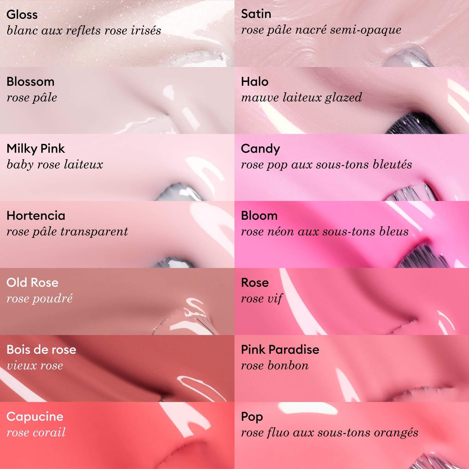 Manucurist Green vernis Hortencia rose pâle transparent