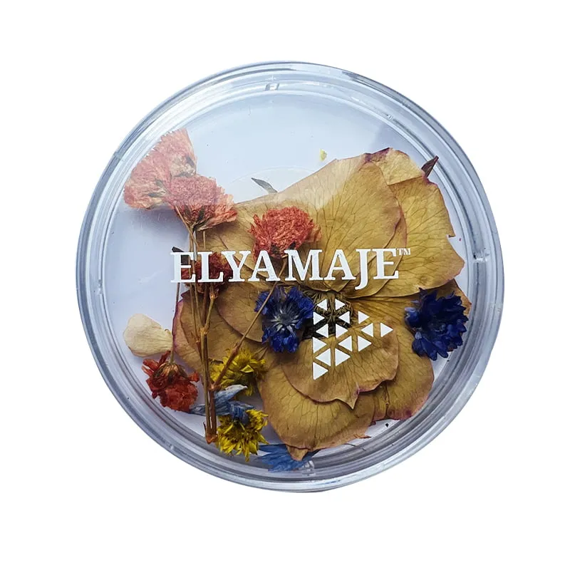 Elyamaje Flower 3 fleurs séchées nail art décoration