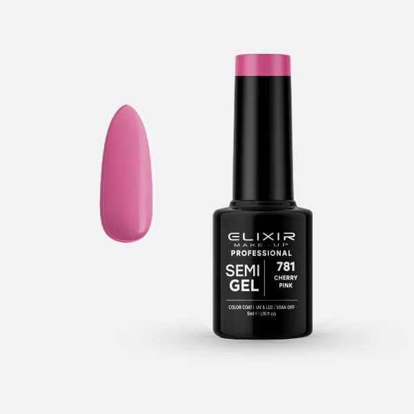 Élixir Semi Gel vernis semi-permanent 781 Cherry Pink 5 ml