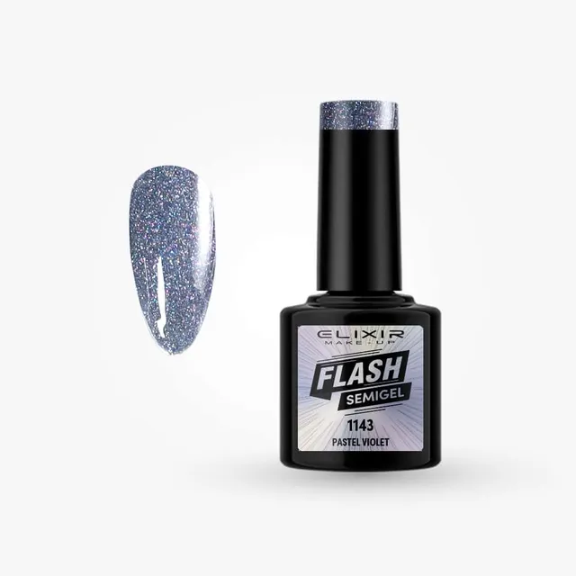 Élixir Flash #1143 vernis semi-permanent violet 8ml