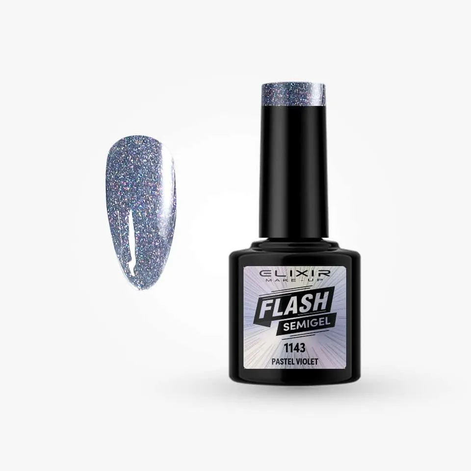 Élixir Flash #1143 vernis semi-permanent violet 8ml