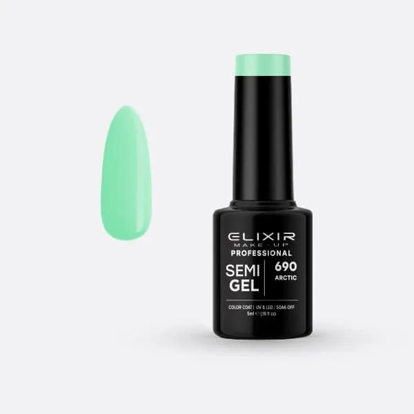 Élixir Semi Gel #690 vernis semi-permanent 5ml Arctic sans HEMA