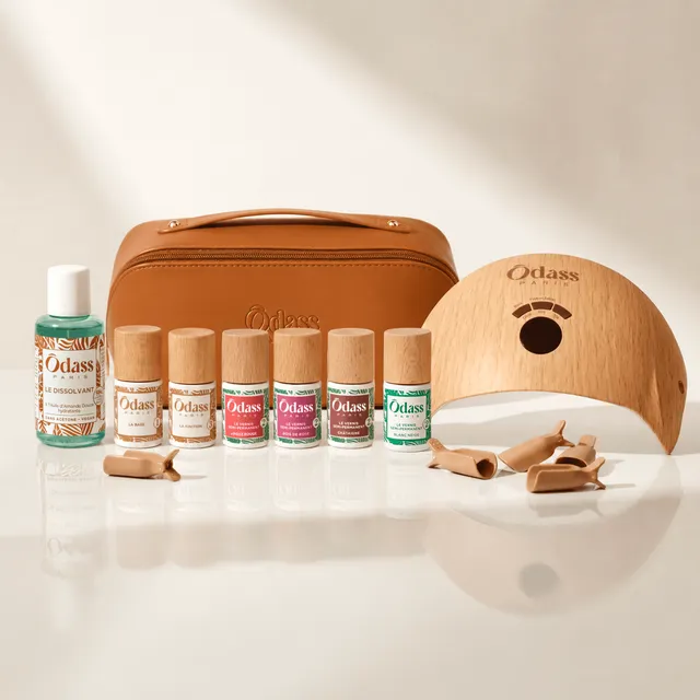 Ôdass Paris Trousse Découverte 4 teintes vernis + lampe LED