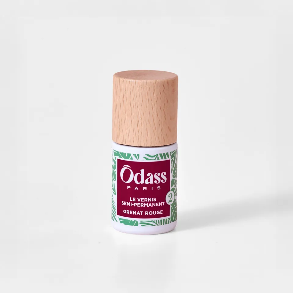 Ôdass Paris Vernis Semi-Permanent Grenat Rouge 10 ml LED biosourcé