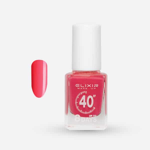 Élixir 40" vernis à ongles 445 Orange Pink séchage rapide