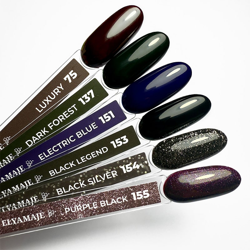 Elyamaje Coffret All Black vernis semi-permanents édition limitée