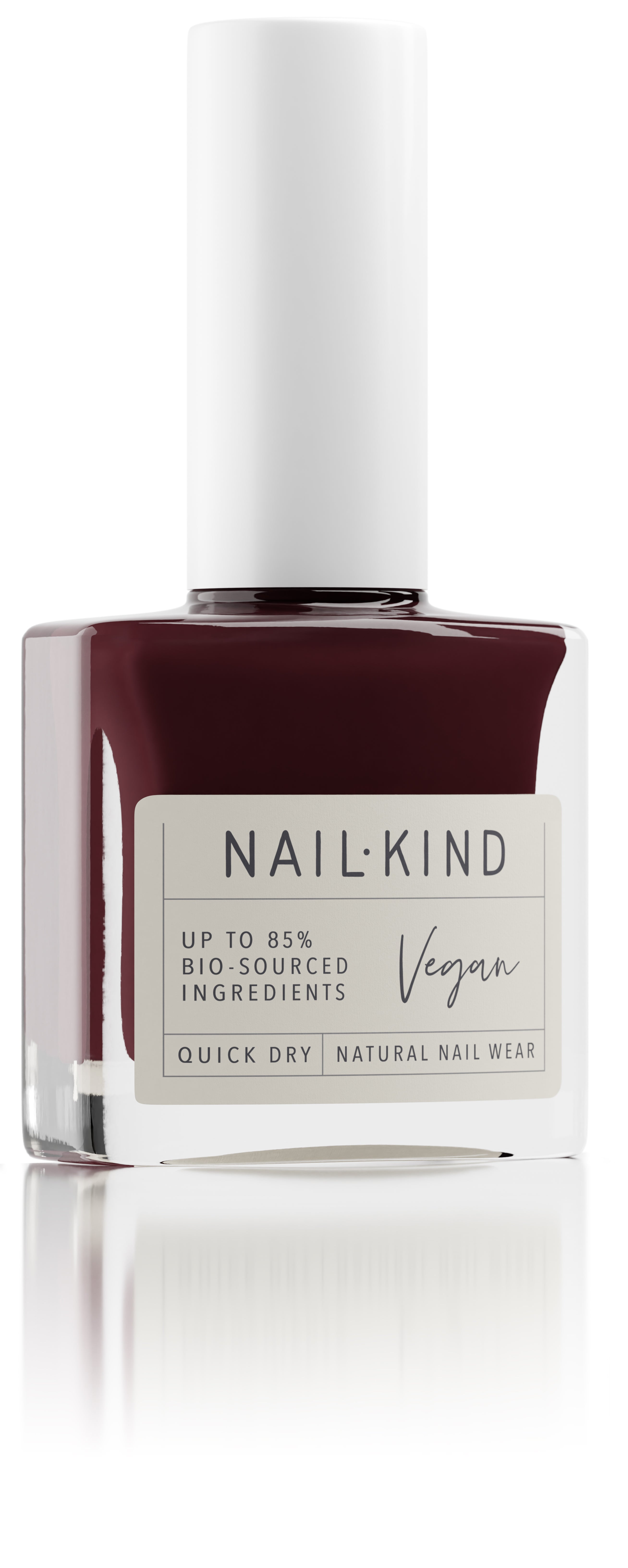 NAIL KIND The Colour Squad Read My Lips vernis rouge noir profond