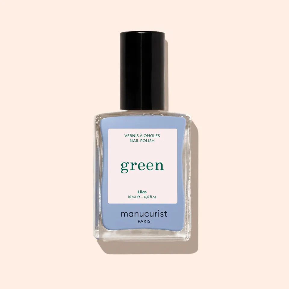 Manucurist Green Lilas vernis à ongles bleu pastel