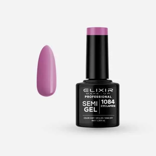 Élixir Semi Gel #1084 vernis semi-permanent 8ml cyclamen