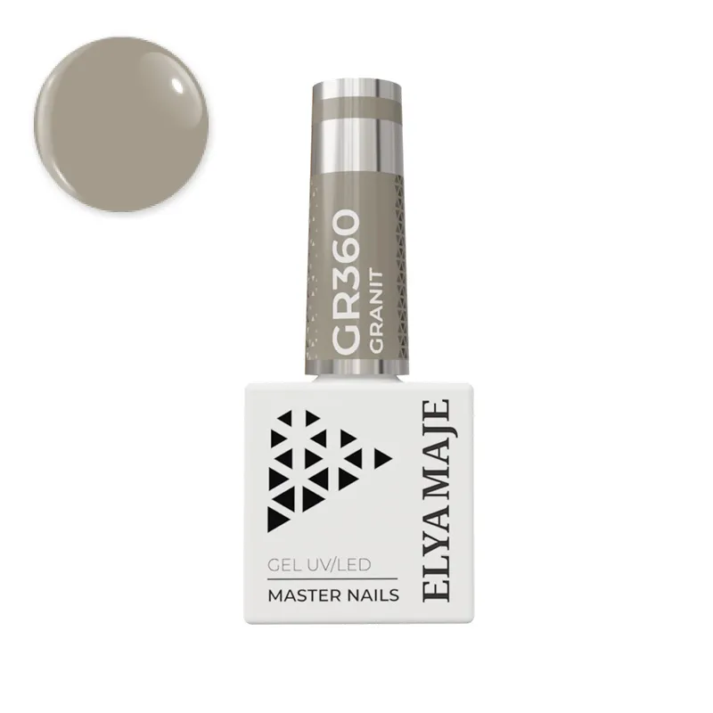 Elyamaje N°360 Granit Vernis Semi-Permanent Gris