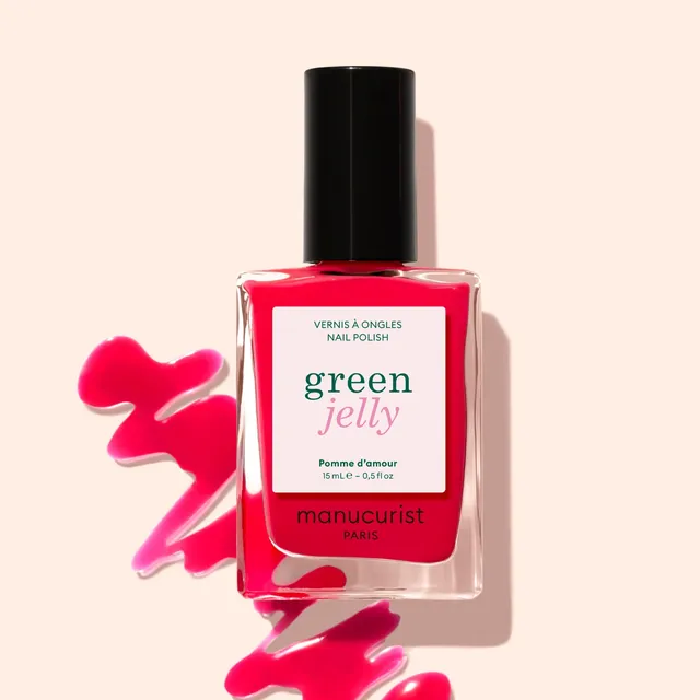 Manucurist Green Pomme d'Amour Jelly vernis rose translucide