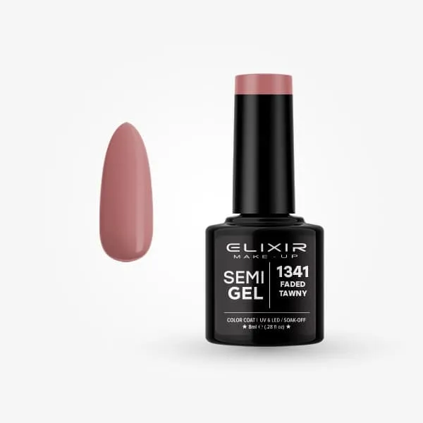 Élixir Semi Gel vernis semi-permanent N°1341 Faded Tawny 8ml