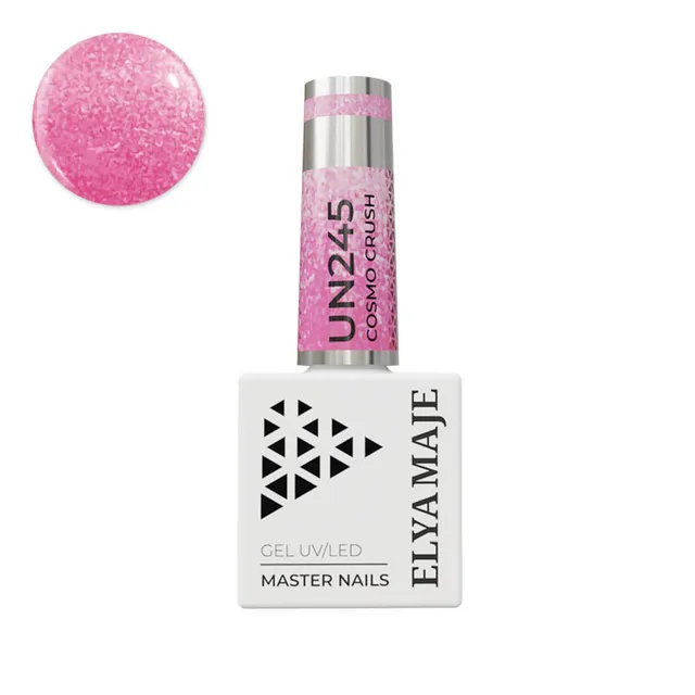 ElyaMaje N°245 Cosmo Crush vernis semi-permanent pailleté
