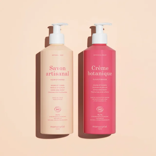 Manucurist Duo Fleur d’Orange savon + crème mains bio
