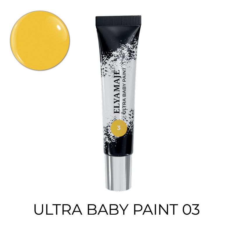 Elyamaje Ultra Baby Paint 03 gel nail art jaune