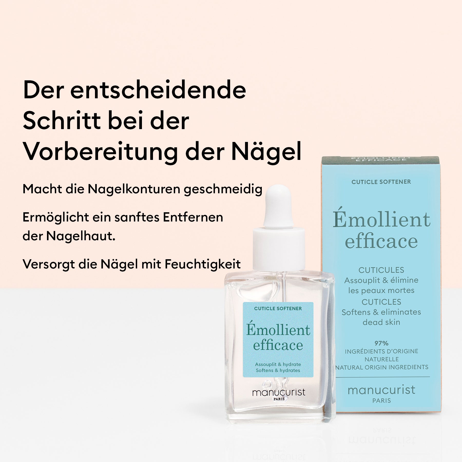 Manucurist Super Set préparation ongle pinceau poussière