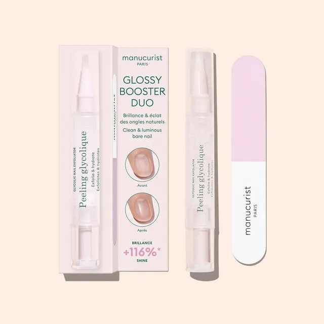 Manucurist Glossy Booster Duo soin ongles éclat