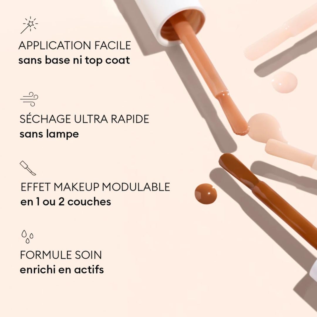 Manucurist Active Smooth 00 vernis soin voile rosé