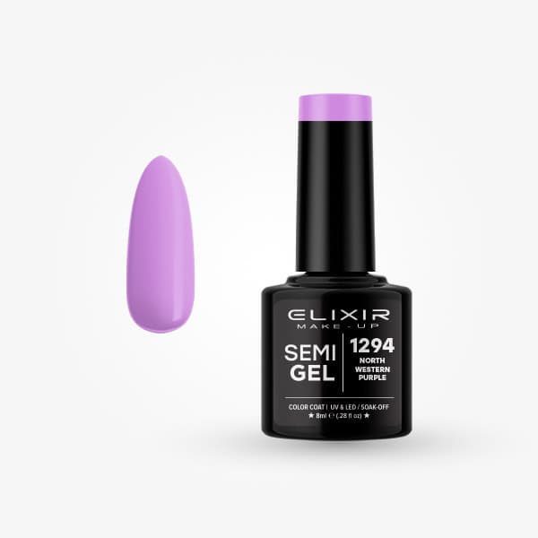 Élixir Semi Gel 1294 vernis semi-permanent 8ml violet