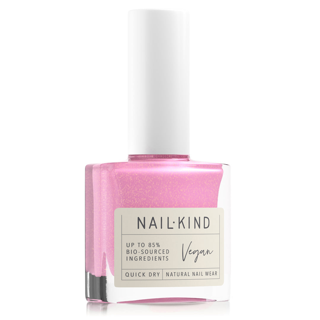 NAIL KIND The Colour Squad Seductive Siren vernis rose pailleté