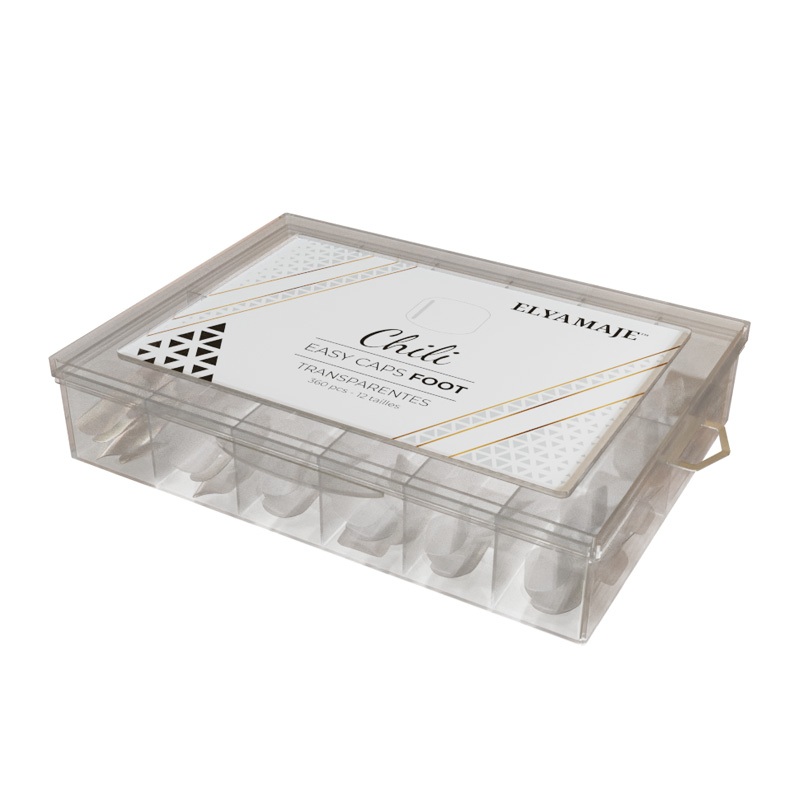 Elyamaje Foot Chili capsules pied transparentes Easy Caps