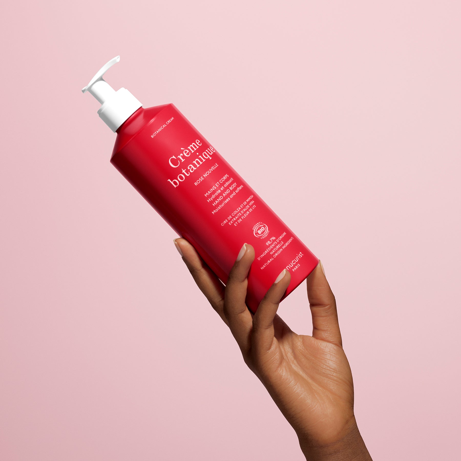 Manucurist Crème botanique Rose Nouvelle 500ml bio