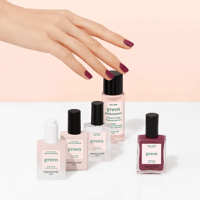 Manucurist Green Kit Découverte vernis Victoria Plum effet gel