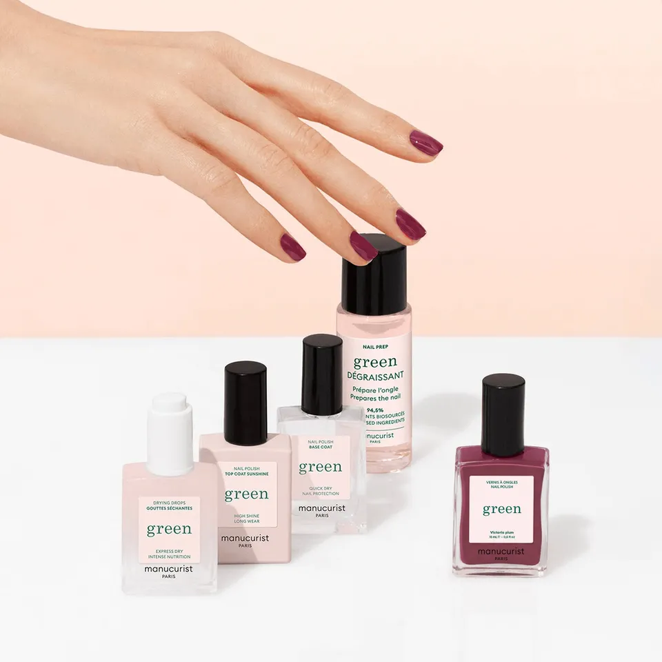 Manucurist Green Kit Découverte vernis Victoria Plum effet gel