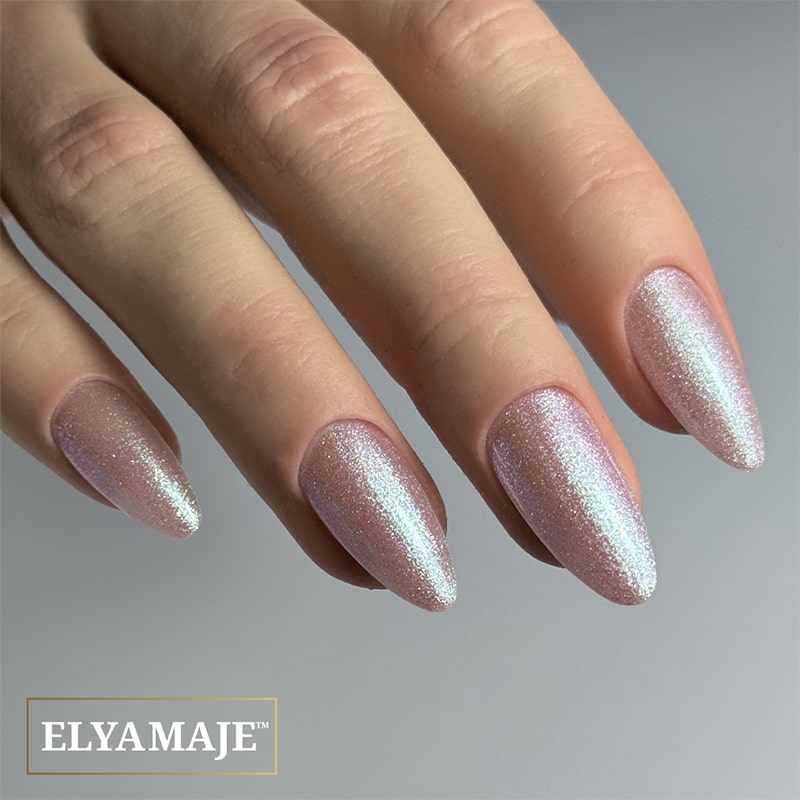 Elyamaje N°266 Caroline vernis semi-permanent pailleté