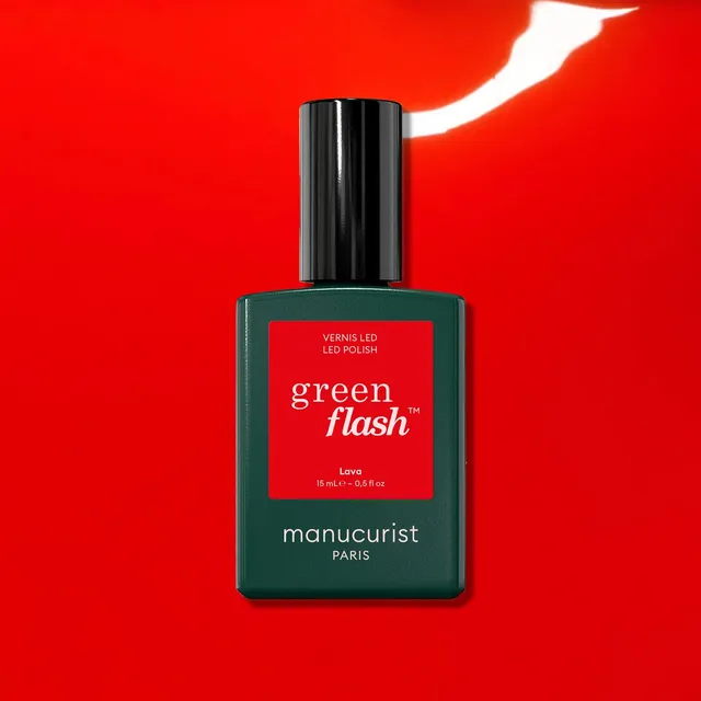 Manucurist Green Flash Lava vernis semi-permanent rouge