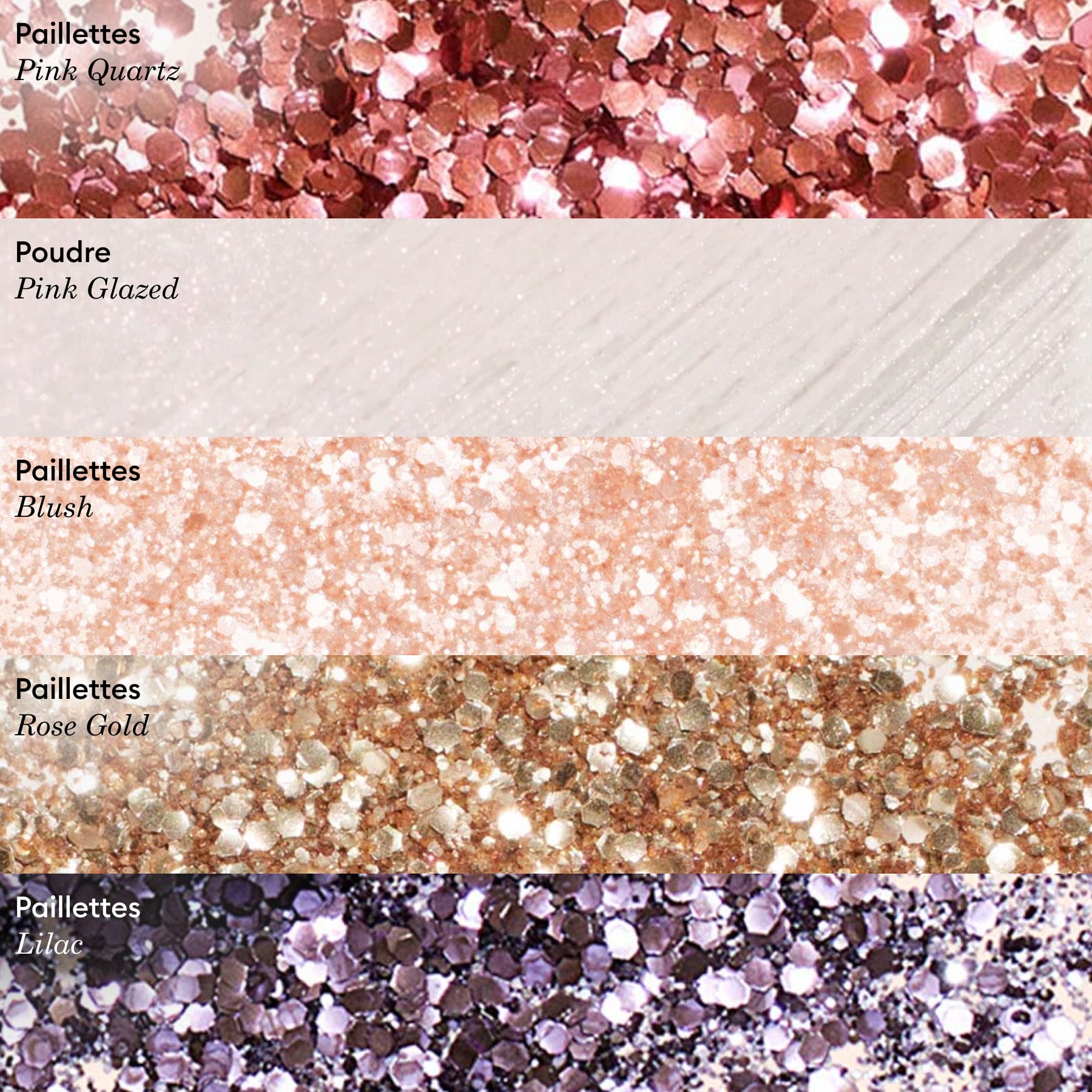 Manucurist Pink Quartz paillettes ongles biodégradables