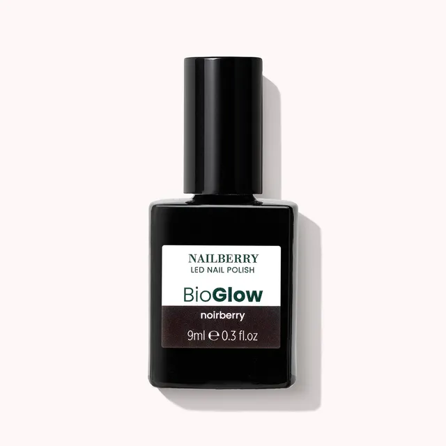 Nailberry BioGlow Noirberry vernis semi-permanent 9ml rouge noir