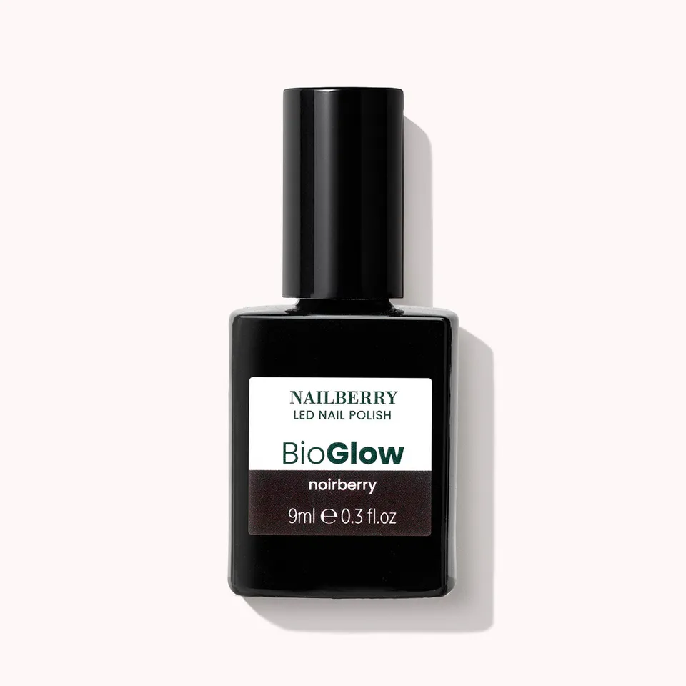 Nailberry BioGlow Noirberry vernis semi-permanent 9ml rouge noir