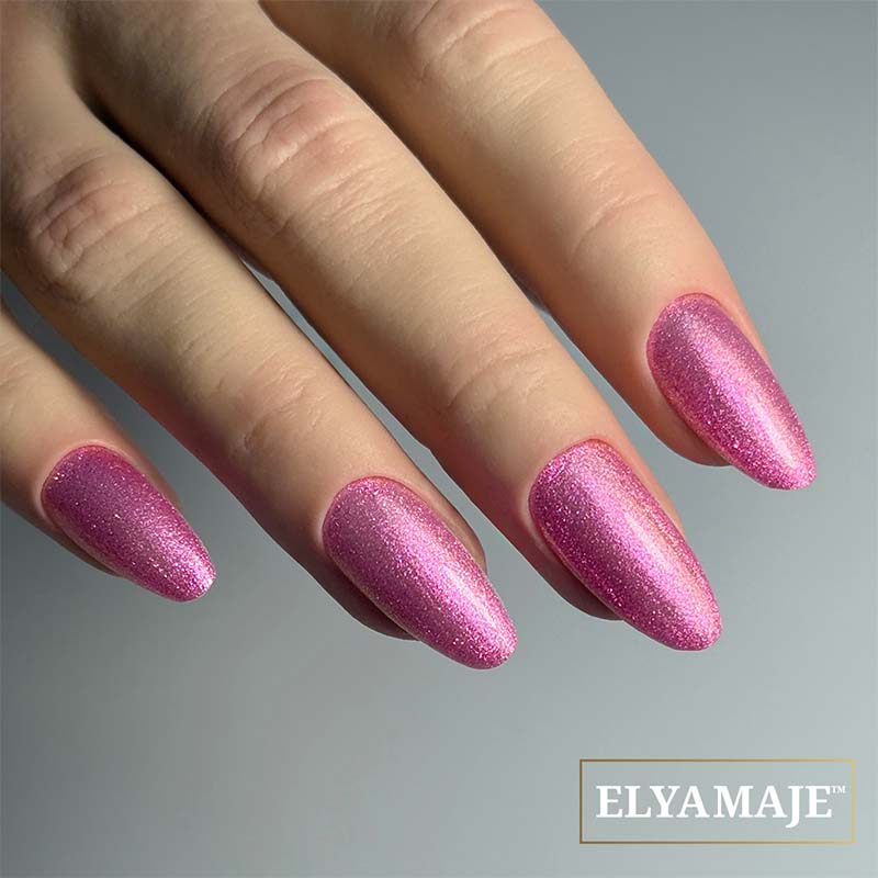 ElyaMaje N°245 Cosmo Crush vernis semi-permanent pailleté
